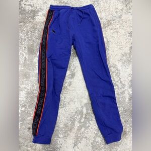 Kappa Royal Blue Track Pants with Black and Red Accents
